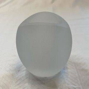 Hollowick frosted tea light candle holder.